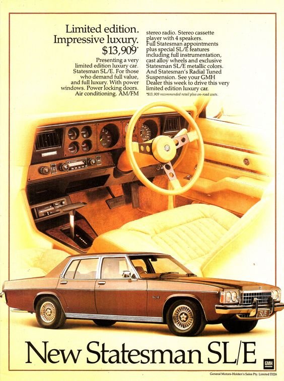 1979 Holden HZ Statesman SLE Limited Edition